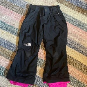 XS 6 girls snow pants - the north face